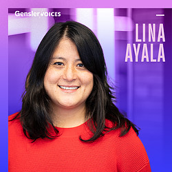 Lina Ayala smiling for the camera.